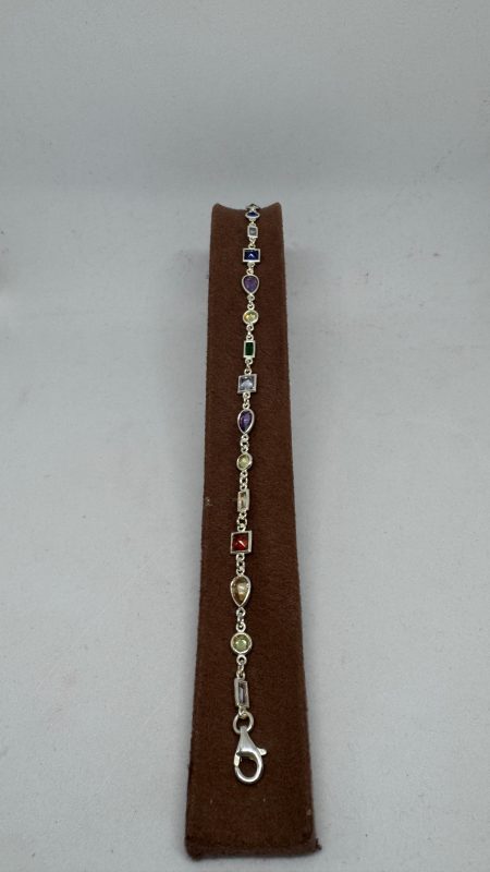 Renkli Taşlı Bayan Bileklik