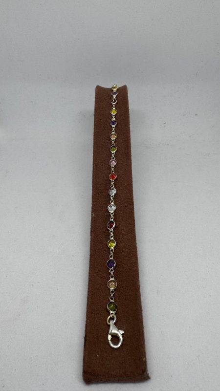 Renkli Taşlı Bayan Bileklik